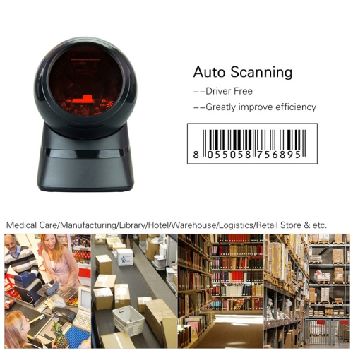 Desktop Laser Barcode Scanner for Supermarket, Retail, Convenience store in omnidirectional