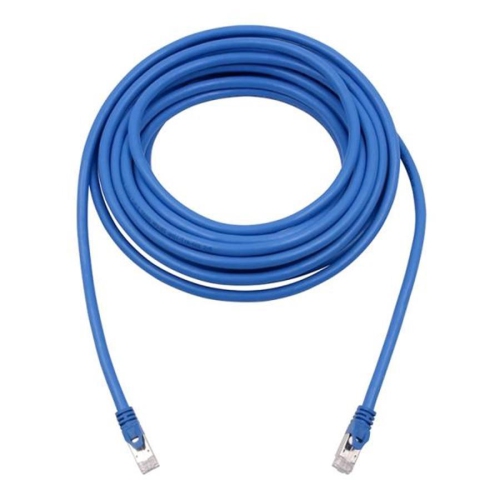 TechCraft - FTP Network Cable with Metal Connectors CAT8, Shielded, 50 Feet Length, Blue