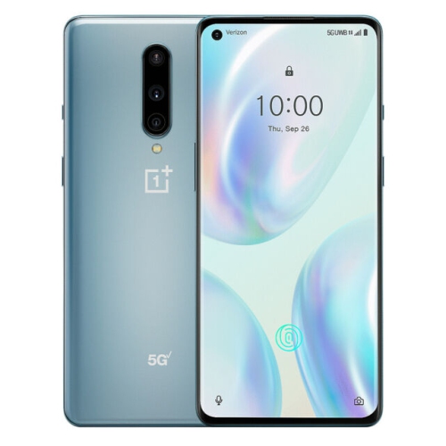 Remis à neuf – OnePlus 8 5G de 128 Go avec stockage, argenté polaire, déverrouillé et remis à neuf