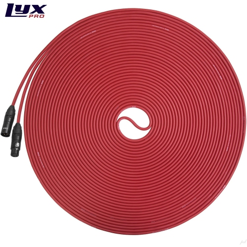 LyxPro 200 Feet XLR Microphone Cable Balanced Male to Female 3 Pin Mic Cord for Powered Speakers Audio Interface Professional Pro Audio Performance