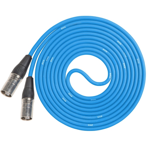 LyxPro CAT6 Shielded Ethercon RJ45 Cable - 10 Feet Blue