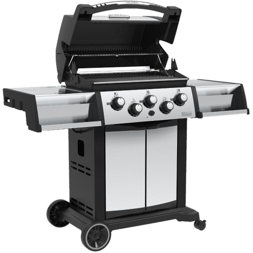 Signet 390 3 Burner + 1 Side Burner + 1 Rear Rotisserie Burner 635 sq. in. 65,000BTU Propane Barbecue