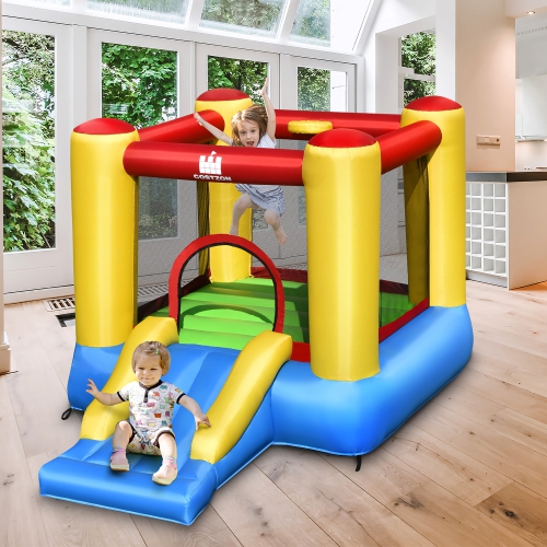Costway Inflatable Slide Bouncer Jumper Bounce House & Water Slide with 480W Blower