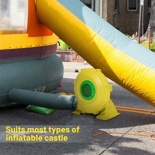 Costway Inflatable Bounce House Blower 1100W 1.5HP Air Pump Commercial Castle Slide Fan