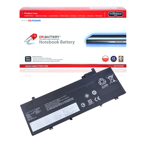 DR. BATTERY - Replacement for Lenovo ThinkPad T480s 20L7S0EC00 / 20L7S0KU00 / 20L7S0WE00 / 01AV479 / 01AV480 / L17L3P71 [11.58V / 4920mAh / 57Wh]