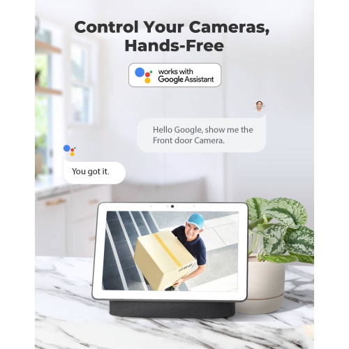 Reolink 5MP Outdoor POE Security Camera, IR Night Vision, Upgraded Smart Human/Vehicle Detection, Audio Record, IP66 Waterproof, Support Google