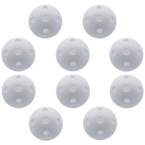 Image 1 of 4.. EXEL Precision Series Floorball Balls - 10-Pack White