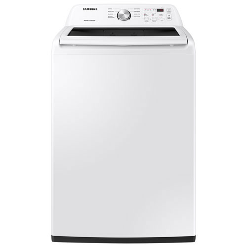 Image 1 of 1.. Samsung 5.2 Cu. Ft. High Efficiency Top Load Washer - White - Open Box - Perfect Condition