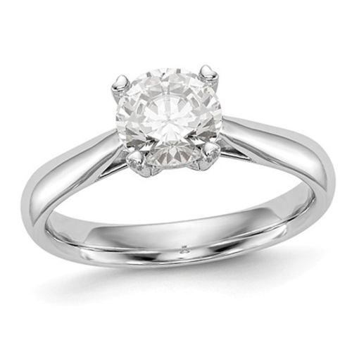 GEM AND HARMONY  3/4 Carat (Ctw G-H-I, Si1-Si2) Lab Grown Diamond Solitaire Engagement Ring In 14K Gold (Size 7) In White