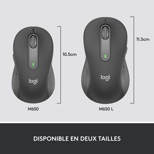 Logitech Signature M650 Wireless Optical Mouse - Graphite