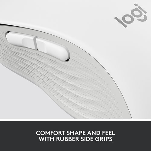 Souris optique sans fil Signature M650 de Logitech - Blanc cassé