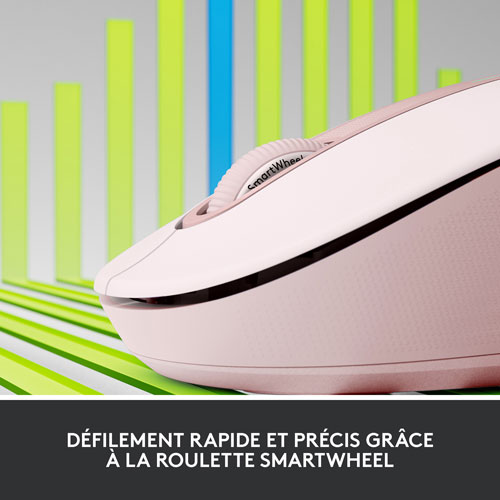 Souris optique sans fil Signature M650 de Logitech - Rose