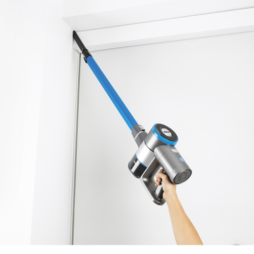 Kalorik® Home 2-in-1 Cordless Cyclone Vacuum Cleaner, Blue and Silver