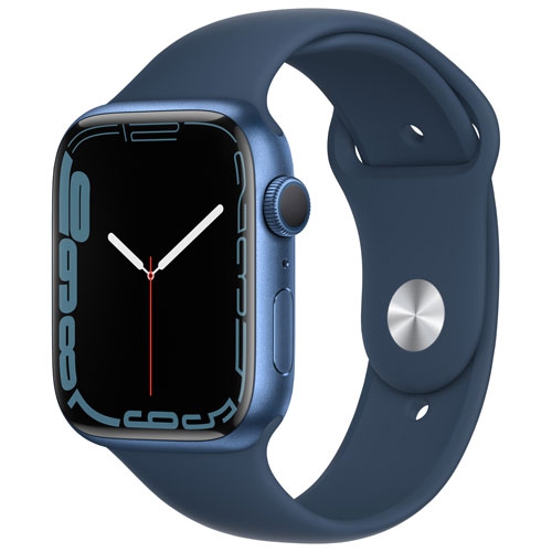 Refurbished 45mm Blue Aluminum Case with Abyss Blue Sport Band