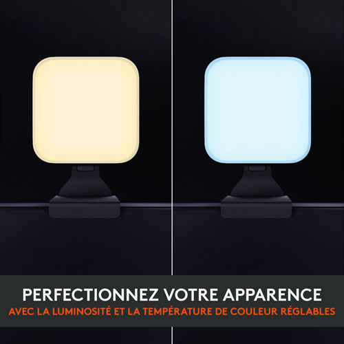 Logitech Litra Glow Premium LED Streaming Light with TrueSoft - Black