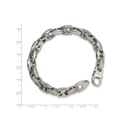 Mens Stainless Steel Bracelet 8.25 Inch