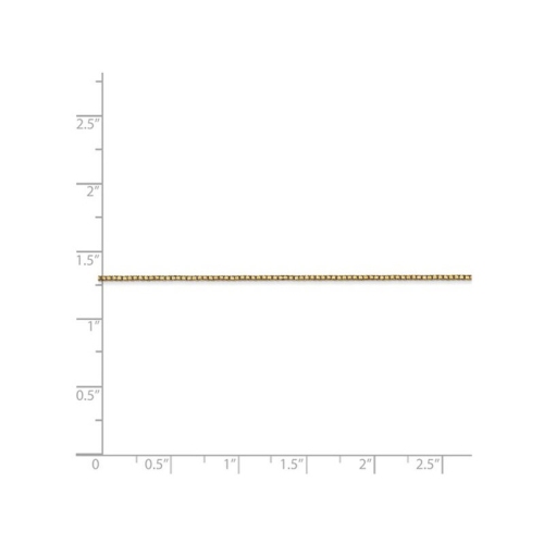 14K Yellow Gold Box Chain Necklace 18 Inches