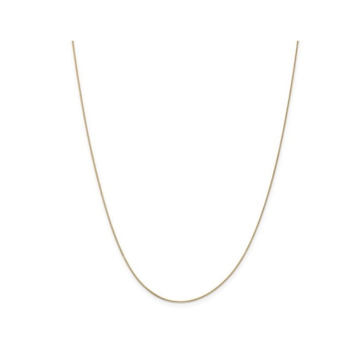GEM AND HARMONY  14K Gold Box Chain Necklace 20 Inches (0.50Mm) In Yellow