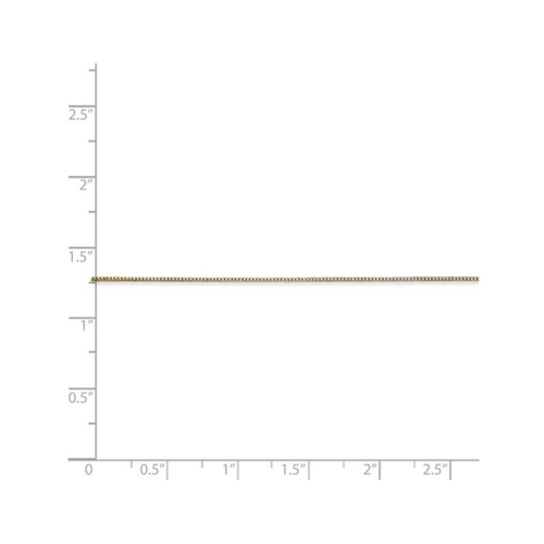 14K Yellow Gold Box Chain Necklace 20 Inches