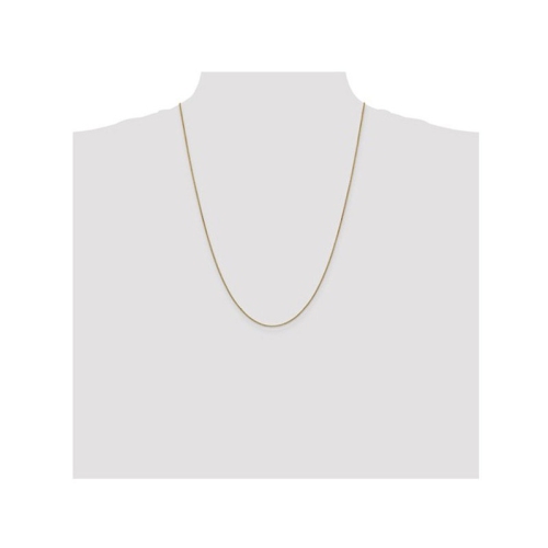 GEM AND HARMONY  14K Gold Box Chain Necklace In 24 Inches (0.90Mm) In Yellow
