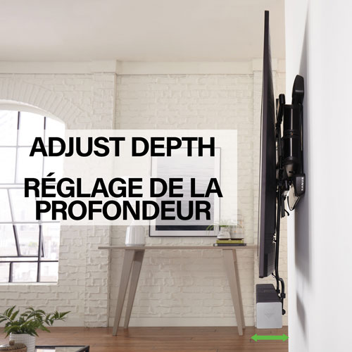 Support universel pour barre de son de Sanus - Noir