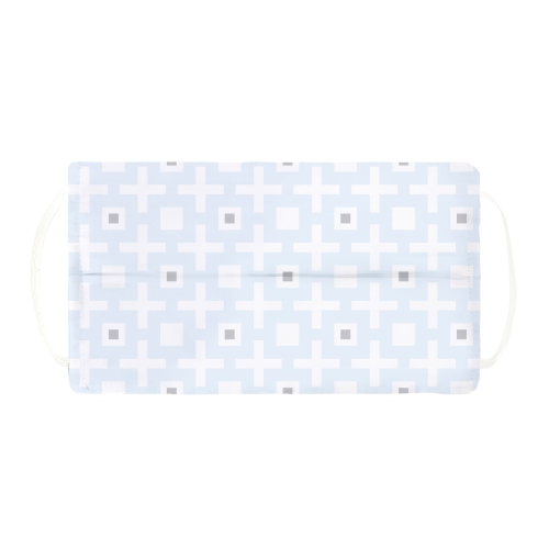 Kushies Washable Adult Mask - Blue Squares