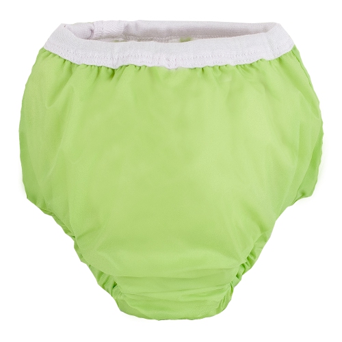 Kushies 100% Cotton Flannel Training Pants - Lime