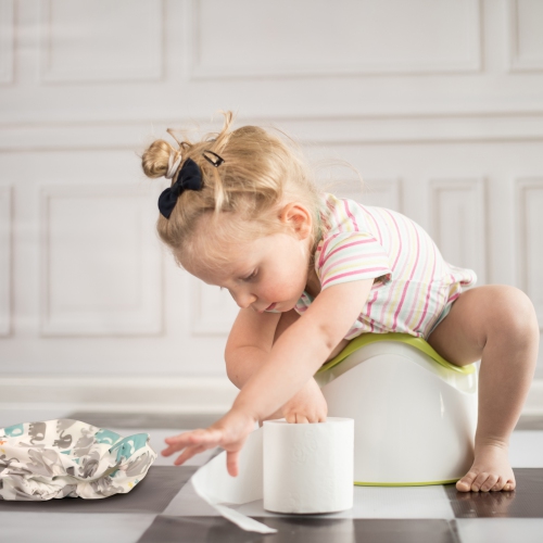 Culotte d'entra&icirc;nement en flanelle 100% coton de Kushies - Fuchsia