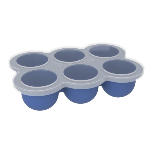 Plateau de rangement pour cong&eacute;lateur SiliFreeze de Kushies - Bleu min&eacute;ral