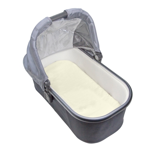 Drap-housse pour couffin en jersey organique de Kushies - &Eacute;cru