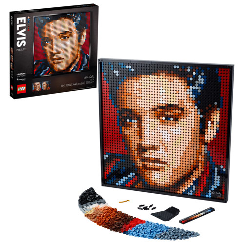 Elvis Presley de LEGO Art - 3445 pièces