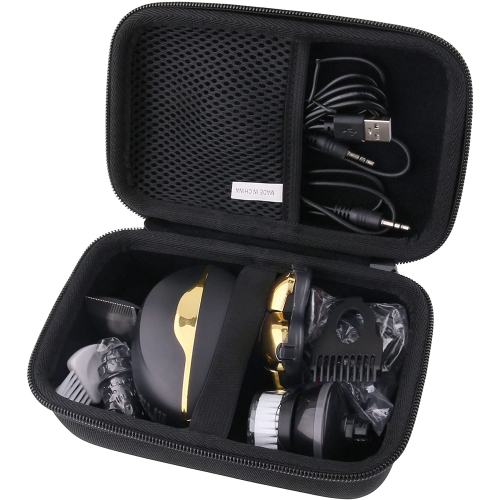 JINMEI Hard EVA Carrying Case Compatible with vsmooth/AidallsWellup/OriHea Men's 5-in-1 Electric Head Shaver. - axGear