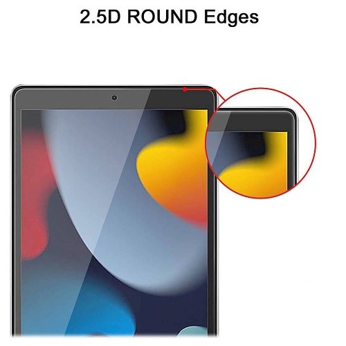 XCRS Apple iPad 10.2” 9th Gen / 8th Gen / iPad 10.2” 7th Gen iPad 7 8 9 Generation Tempered Glass LCD Screen Protector Anti Scratch Film, Bubble Free