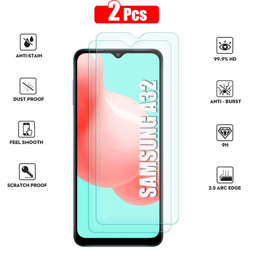 Tempered Glass for Samsung Galaxy A32 5G Screen HD Film 9H Anti-Scratch-Case Friendly, Bubble Free Perfect Fit, Haptic Touch Accurate Screen Protecto