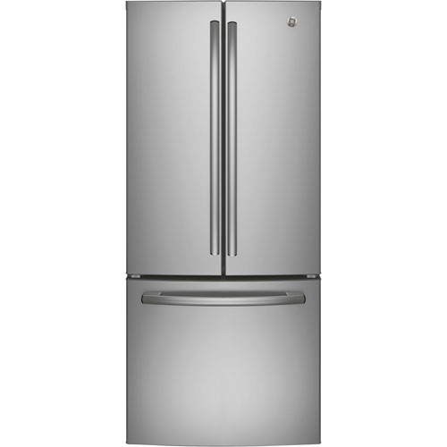 Réfrigérateur à deux portes de 21 pi³ et 30 po de GE - Acier inoxydable