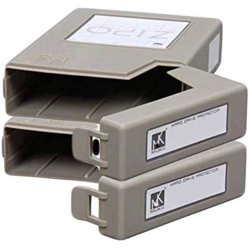 iMBAPrice Zipo 3.5" Stackable Hard Drive Protective Case - 3.5-Inch IDE/SATA HDD Storage Box Grey