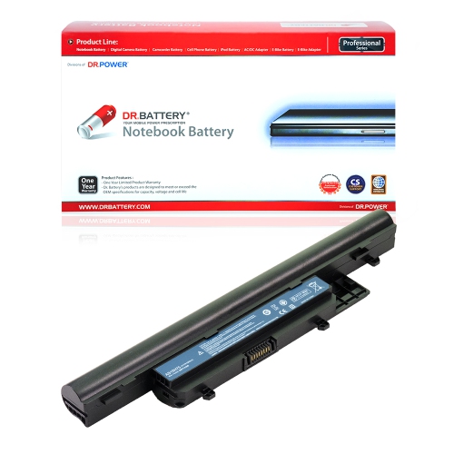 DR. BATTERY - Replacement for Gateway ID49C / ID49C011u / ID49C01h / ID49C02e / BT.00603.118 / BT.00603.119 / BT.00605.066 [11.1V / 4400mAh / 49Wh]