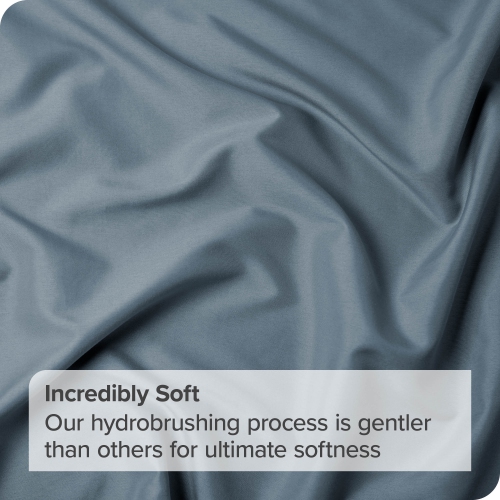 Bare Home Premium 1800 Ultra-Soft Microfiber Pillow Sham - Double Brushed - Hypoallergenic - Wrinkle Resistant - King, Coronet Blue
