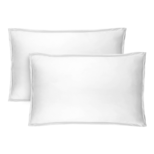 BARE HOME  Premium 1800 Ultra-Soft Microfiber Pillow Sham - Double Brushed - Hypoallergenic - Wrinkle Resistant - King In White