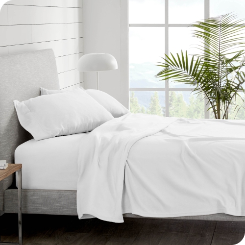 Ensemble de draps en molleton Bare Home - molleton polaire moelleux, draps résistant au comprimé - chaleur toute saison, respirant et hypoallergène -