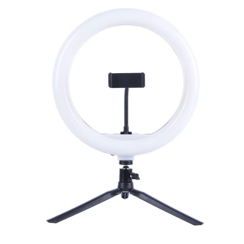 10" LED RGB Desktop Selfie Ring Light with Mini Tripod & Adjustable Phone Holder for Live Streaming/Makeup/YouTube/Tik Tok