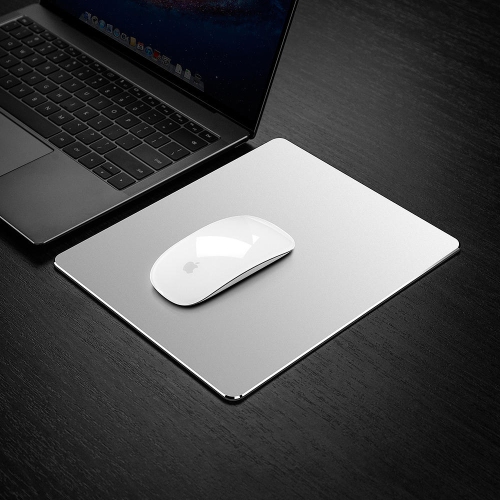 2.5mm Thickness Slim Double-Sided Mouse Pad, Aluminum & PU Waterproof and dust proof - 180mm x 230mm