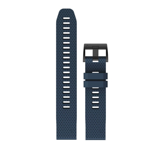 StrapsCo Sturdy Silicone Rubber Watch Band Strap for Garmin Fenix 5S - Midnight Blue