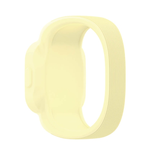 StrapsCo Solid Colour Silicone Rubber Watch Band Strap for Garmin Vivofit Jr. 3 - Medium-Long - Popcorn