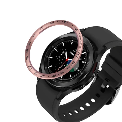Bague de rechange en caoutchouc TPU StrapsCo pour Samsung Galaxy Watch 4 - Pour Galaxy Watch4 - Rose