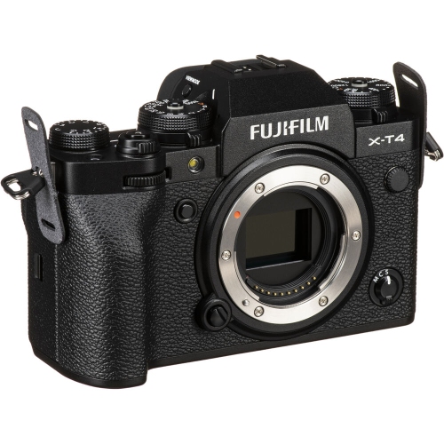FUJIFILM X-T4 Mirrorless Camera (Black) 16652855 - 12PC Accessory 
