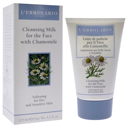 Cleansing Milk - Chamomile by LErbolario for Women - 4.2 oz Cleanser