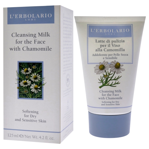 Cleansing Milk - Chamomile by LErbolario for Women - 4.2 oz Cleanser