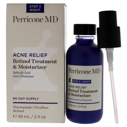 Acne Relief Retinol Treatment and Moisturizer by Perricone MD for Unisex - 2 oz Treatment