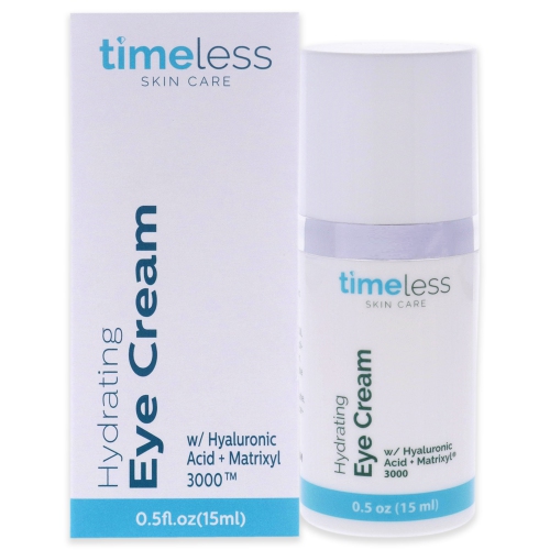 Crème pour les yeux Hydrating Hyaluronic Acid par Timeless for Unisex - 0,5 oz de Crème